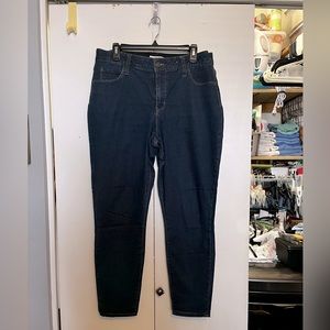 Women’s Stretch waist skinny jeans, Sz 14W